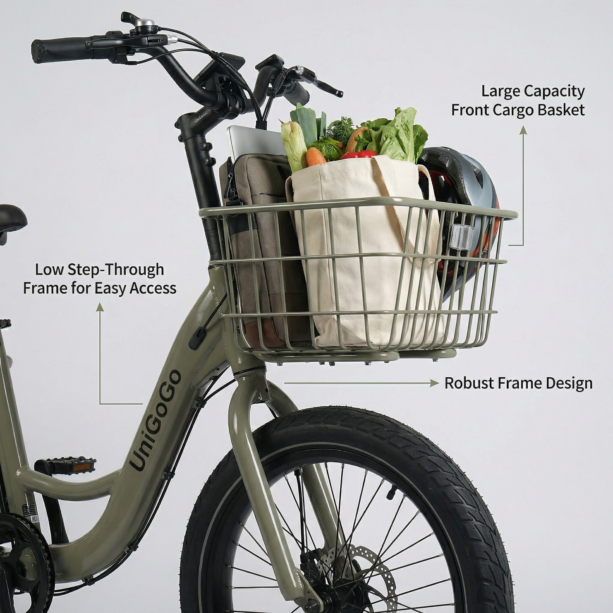 UniGoGo N3 Electric Bicycle | Built for Seamless Urban Daily Mobility