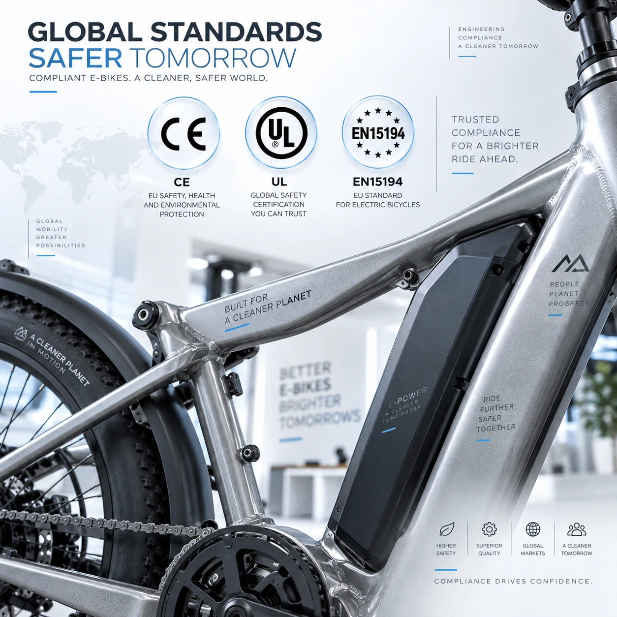  Understanding International Standards (CE/UL/EN15194) for E-bike Exports